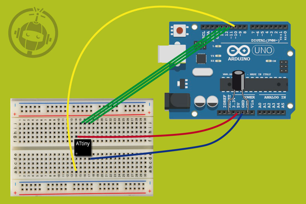 Schéma de programmation ATtiny85
