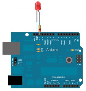 Montage Arduino pour le programme Blink