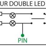 Montage du bouton à double leds